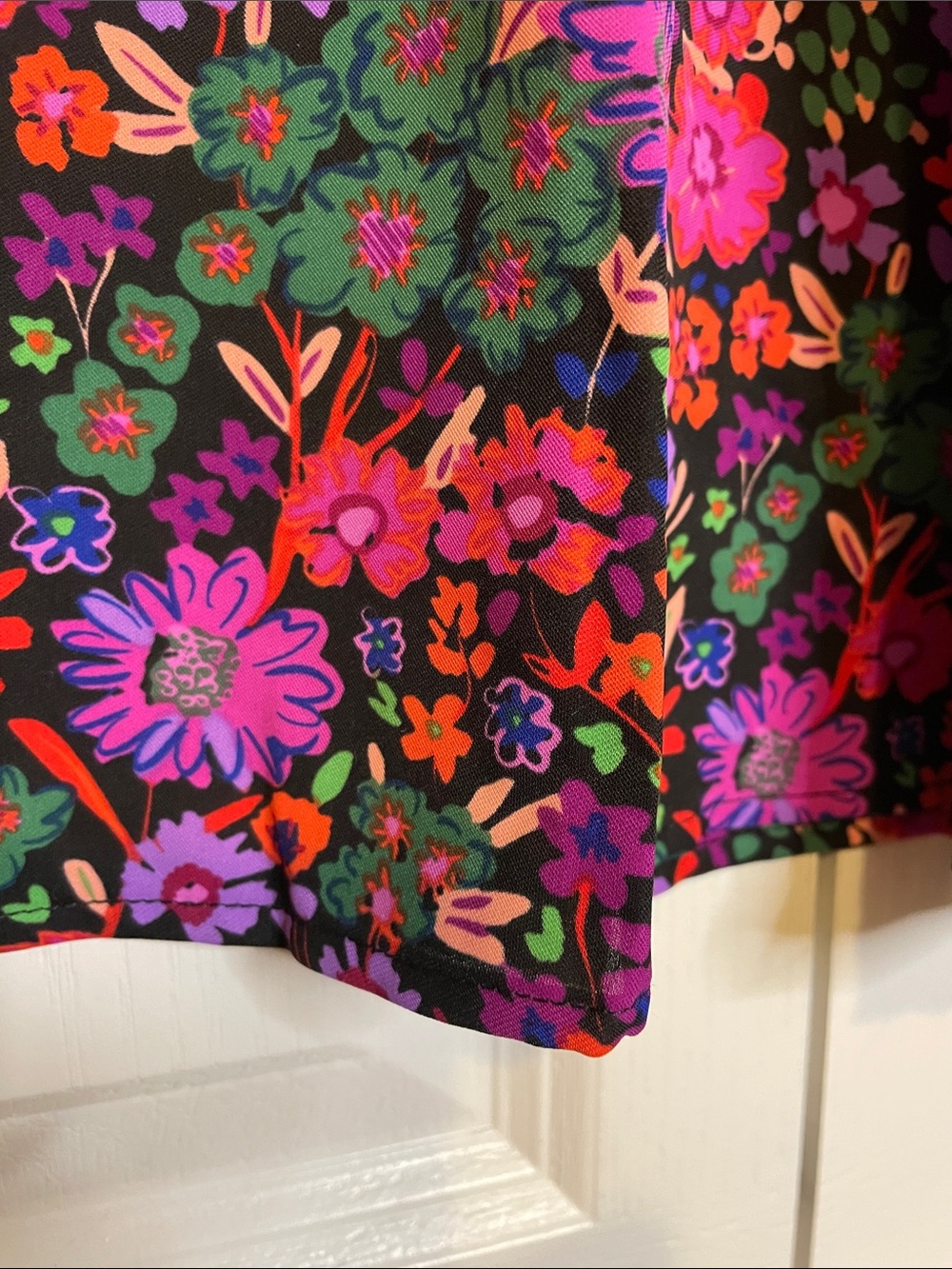 JODIFL Ditsy Floral Blouse, Women’s S, Fit to Medium, Multicolor - Picture 5 of 8